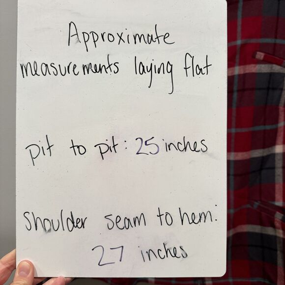 Vintage Wool Plaid Shacket Evan Picone Red Zip Up Sweater Jacket Womens 18W - Picture 5 of 7